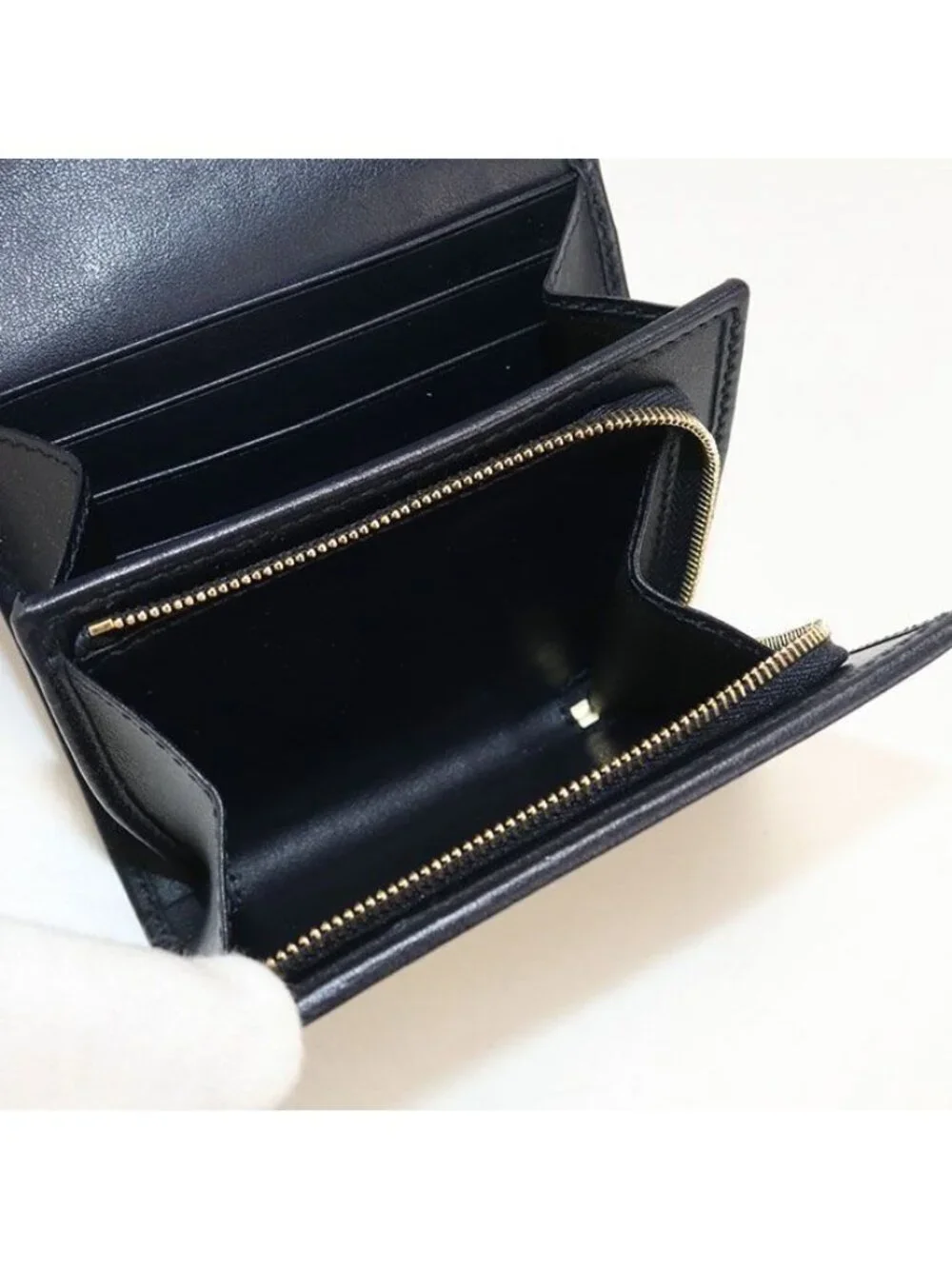Gucci Horsebit Bifold Wallet Canvas Leather - Picture 4 of 7
